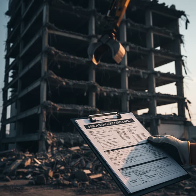 CPCCDE4002 Plan demolition work to minimise risk to health, safety and environment