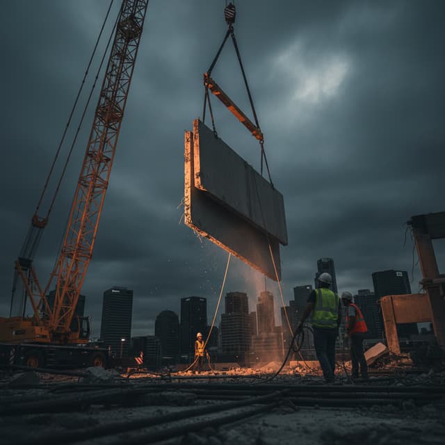 CPCCDE4006 Demolish stressed panel structure and pre-cast panel structure