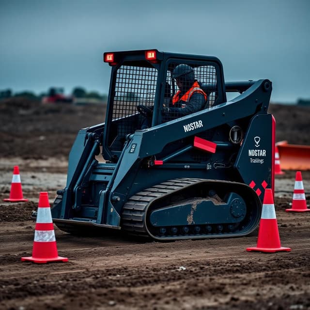 RIIMPO318F Conduct civil construction skid steer loader operations
